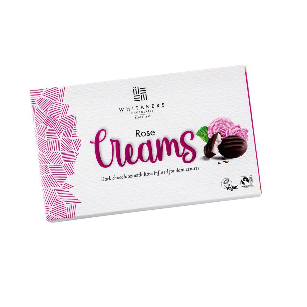 Whitakers Dark Chocolate Rose Fondant Creams 150g